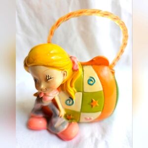 Vintage 1980s Polystone Tweeny Car/Star/Heart Purse By Greenbrier International